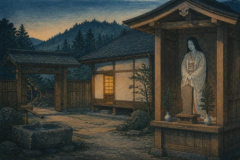 宇和島の若宮様の二つの祟りのイメージ挿絵