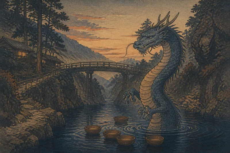 わんこ淵のイメージ挿絵