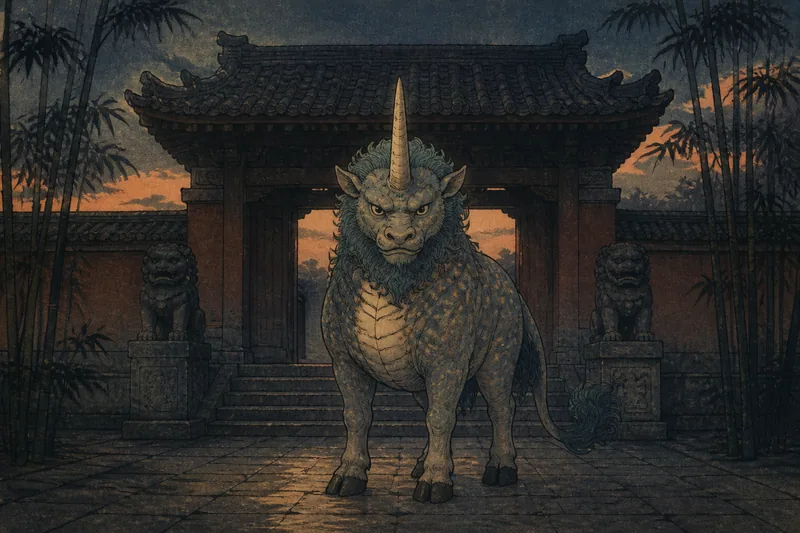 獬豸のイメージ挿絵