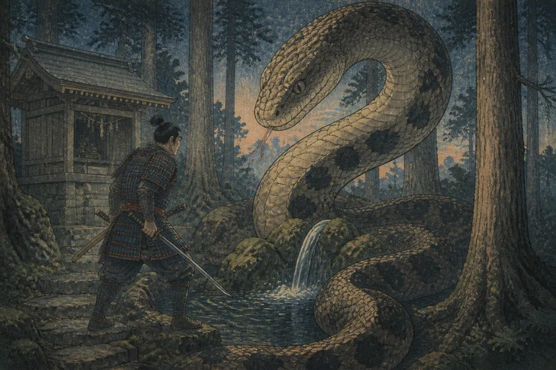 矢櫃の明神様のイメージ挿絵