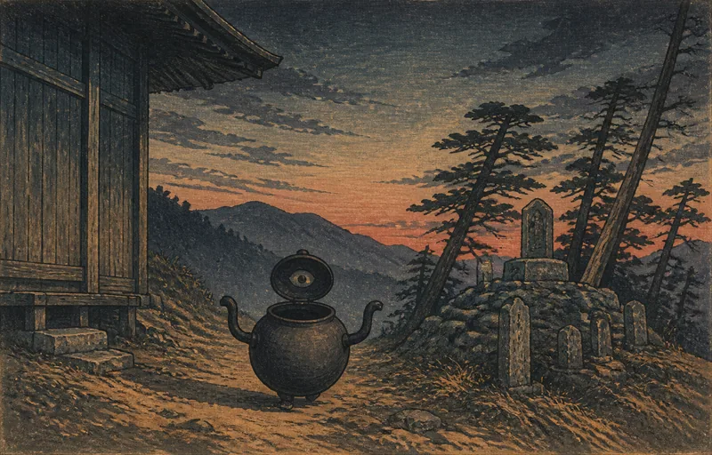 茅野の堂の坂の墓跡の妖しのイメージ挿絵