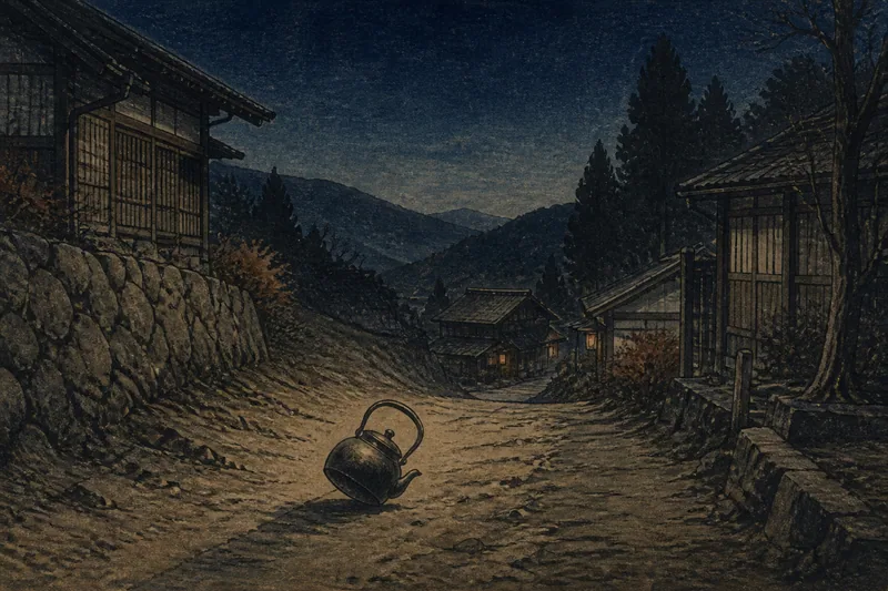 伊那の坂の薬缶転がしのイメージ挿絵