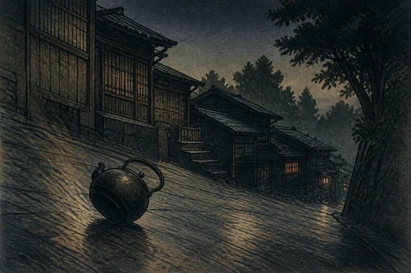 薬缶坂の夜転がりのイメージ挿絵