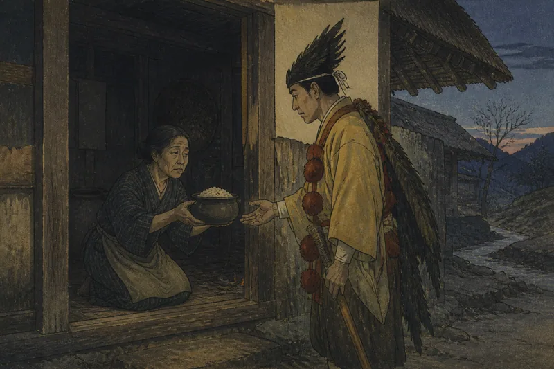 山伏の霊験のイメージ挿絵