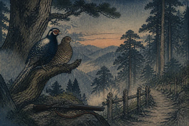 山鳥の祟りのイメージ挿絵