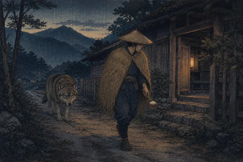 山犬と入道のイメージ挿絵