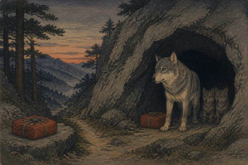 山犬の部屋のイメージ挿絵