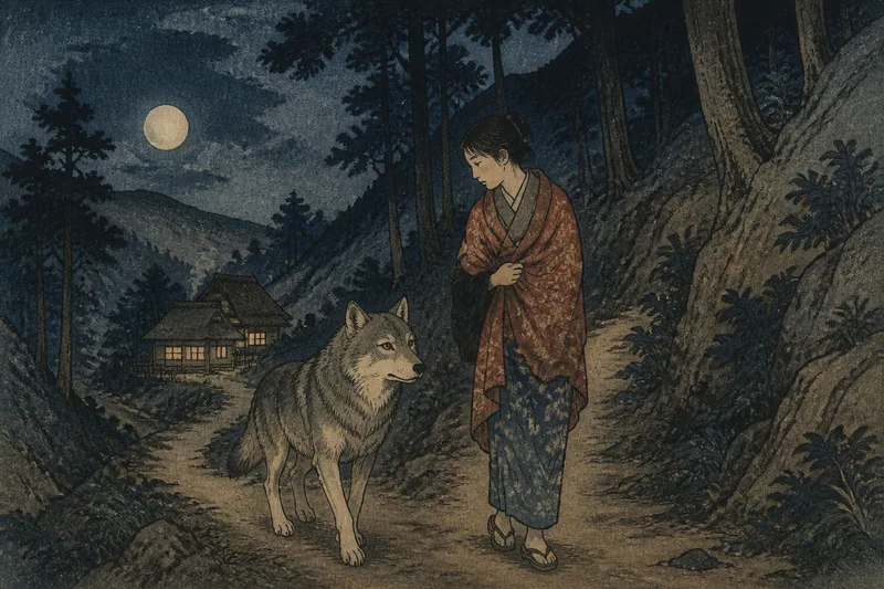 山犬様のイメージ挿絵