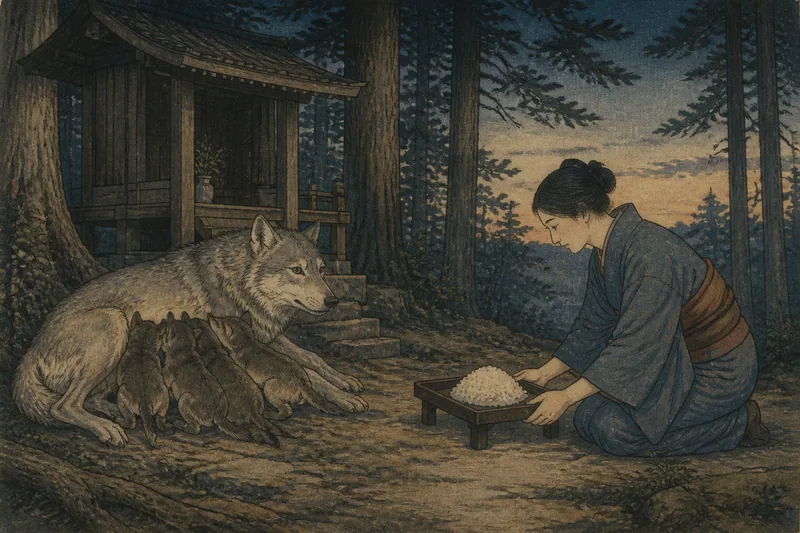 山犬様のイメージ挿絵