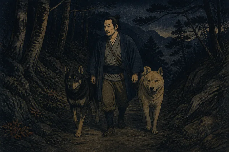 山犬さんのイメージ挿絵