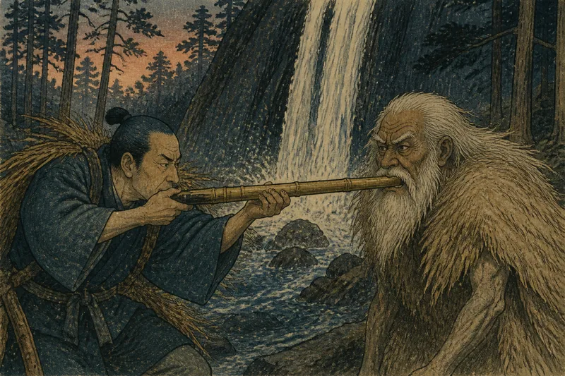 山爺と山婆のイメージ挿絵
