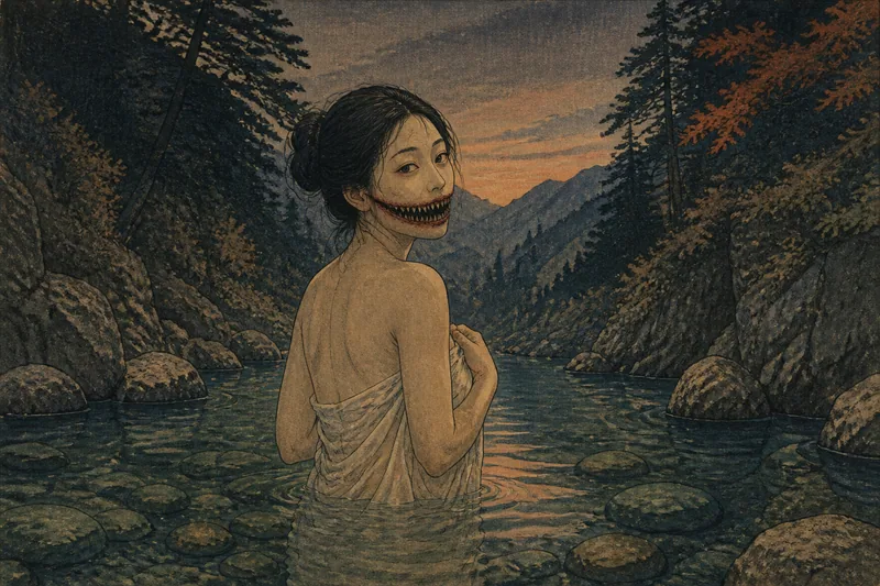 山女郎のイメージ挿絵