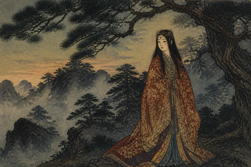 山女郎のイメージ挿絵