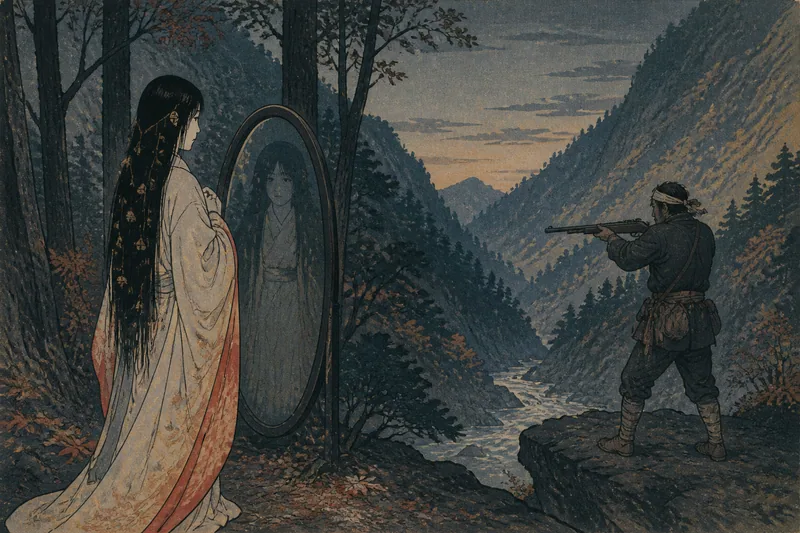 山女郎のイメージ挿絵