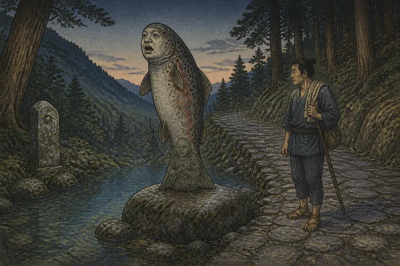 物言う山女魚のイメージ挿絵
