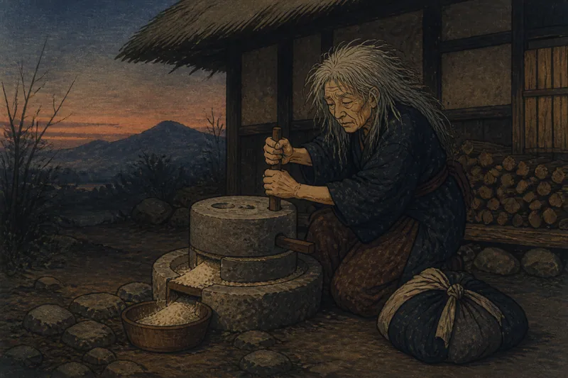 山姥のイメージ挿絵