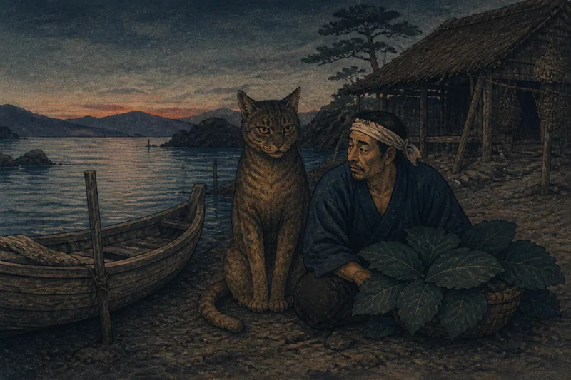 石巻の山猫化かしのイメージ挿絵