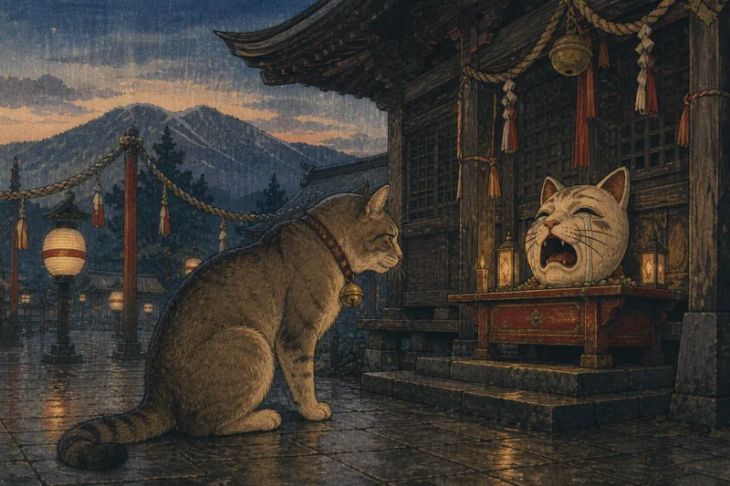 南魚沼の大山猫退治と押合祭のイメージ挿絵