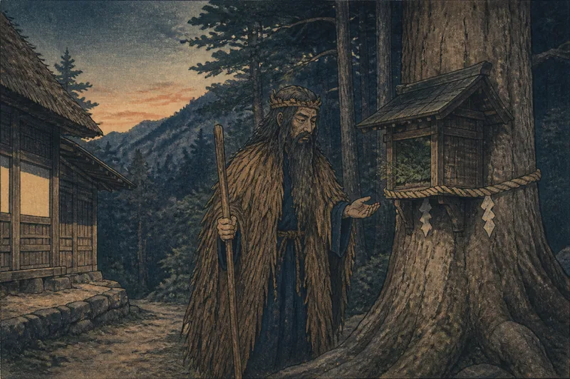 軽米の山の神の祠直しのイメージ挿絵