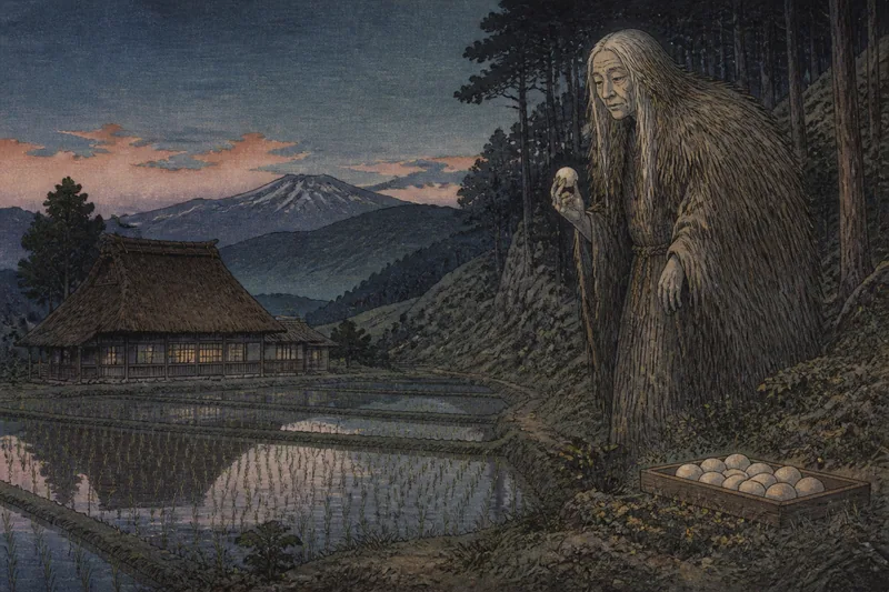 山の神と農神のイメージ挿絵