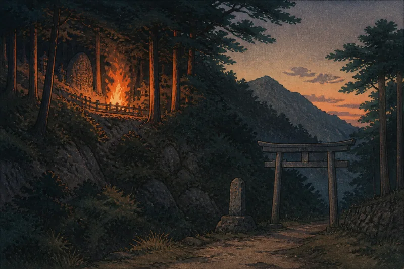 山の神のイメージ挿絵