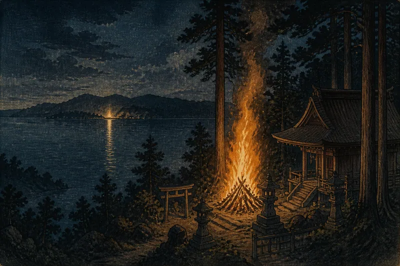山の神のイメージ挿絵