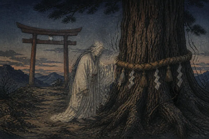 山の神のイメージ挿絵