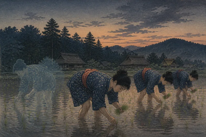 山の神のイメージ挿絵