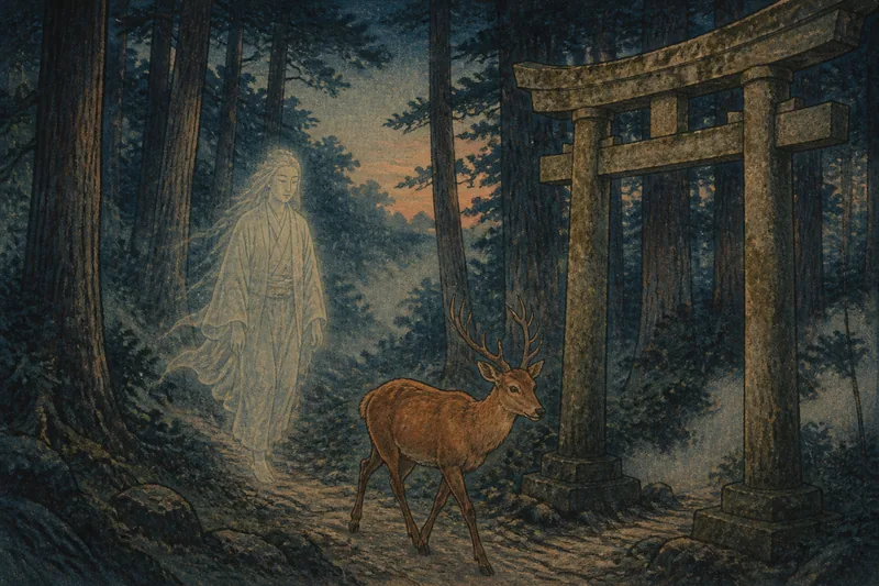 山の神のイメージ挿絵