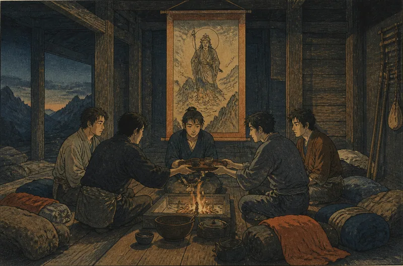 山の神講のイメージ挿絵
