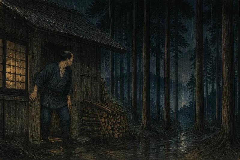 山の神の木キリのイメージ挿絵