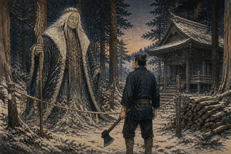 富士吉田の山入り禁忌のイメージ挿絵