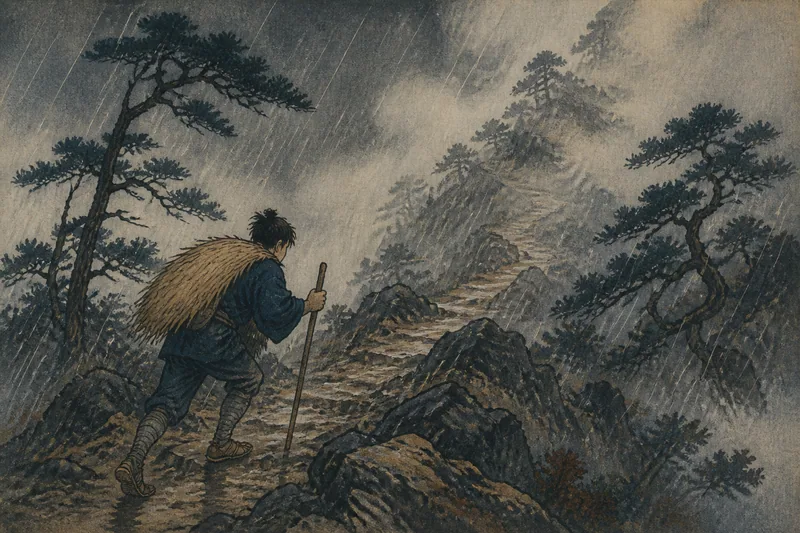 山の神の祟りのイメージ挿絵
