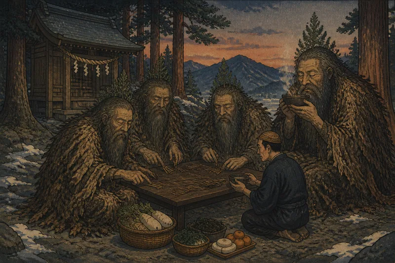 唐津の山の神の集会日のイメージ挿絵