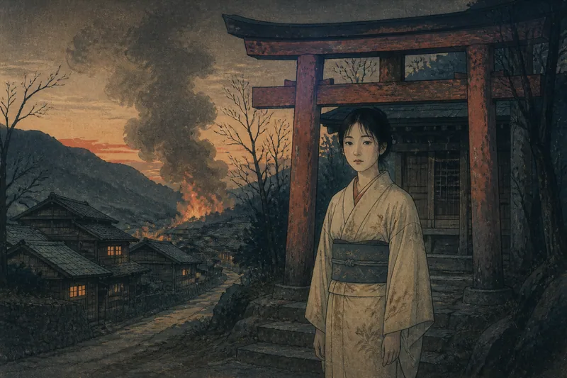 山の神様のイメージ挿絵