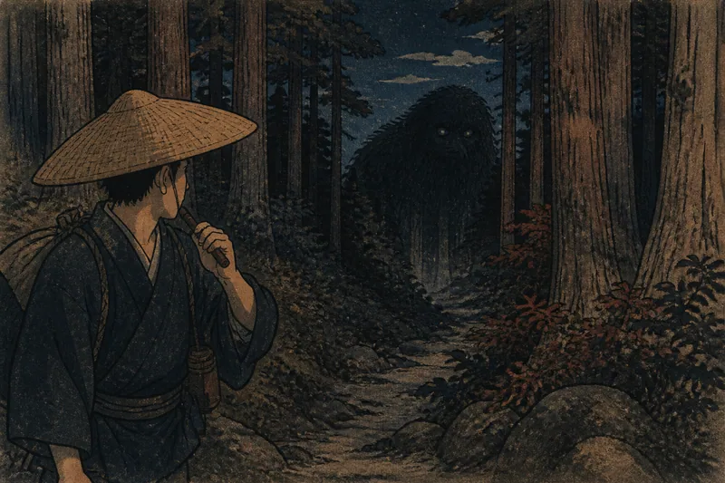 山のヌシのイメージ挿絵