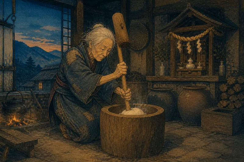 久万高原の姥大明神のイメージ挿絵