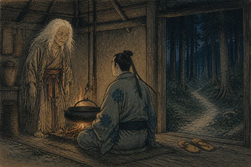 山姥のイメージ挿絵