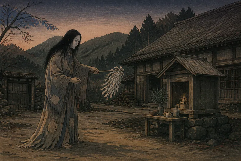 山崎吹刀自姫霊神の祟りのイメージ挿絵