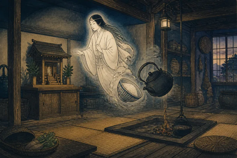 屋敷神の祟りのイメージ挿絵