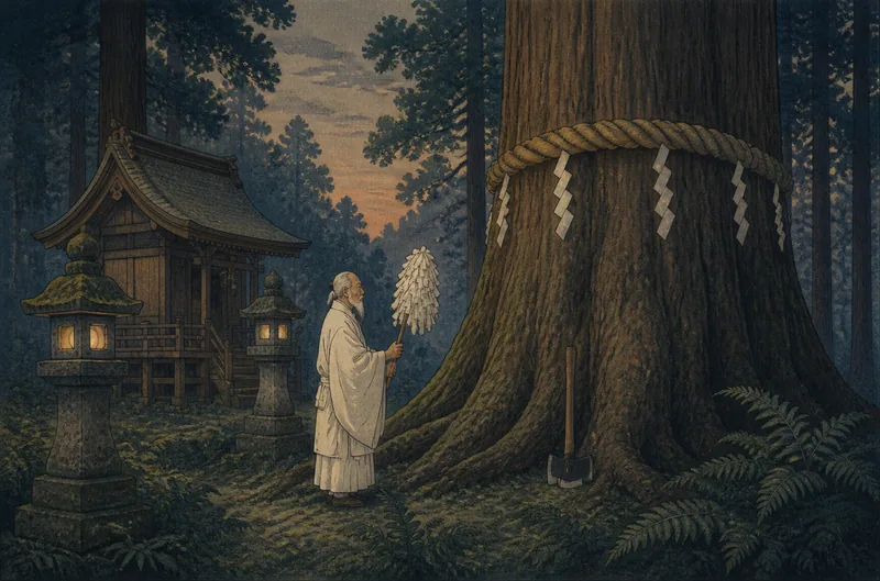 八房八幡の藪のイメージ挿絵