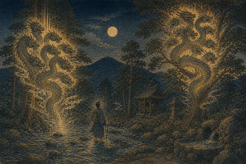 八つ頭の竜のイメージ挿絵