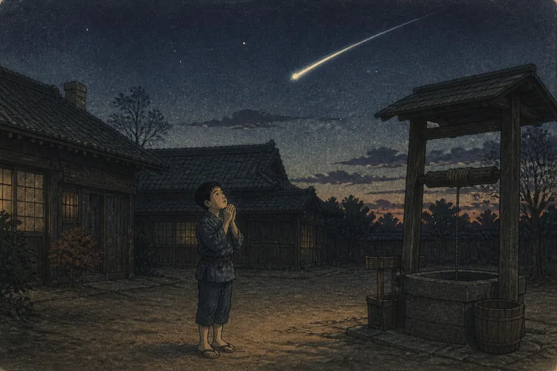 夜這い星のイメージ挿絵