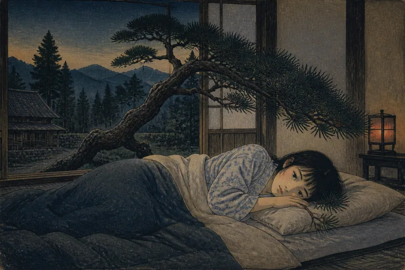 夜泣松のイメージ挿絵