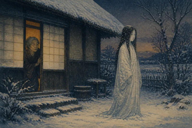 雪女のイメージ挿絵