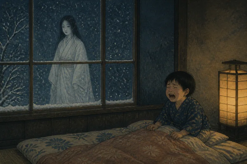 雪女のイメージ挿絵