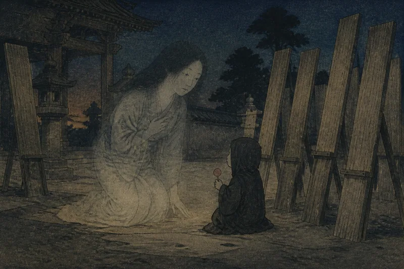 幽霊飴のイメージ挿絵