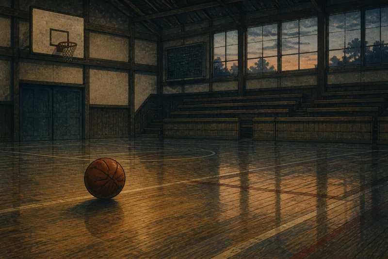 幽霊のドリブル音のイメージ挿絵