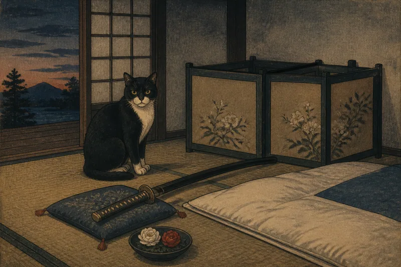 死者に入る猫のイメージ挿絵