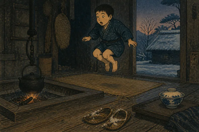 兎を食べると跳ねる子のイメージ挿絵